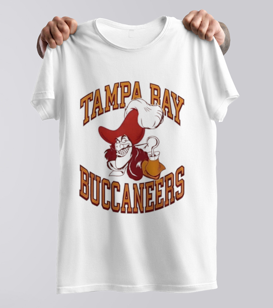 Captain Hook Tampa Bay Buccaneers Pirate T-Shirt