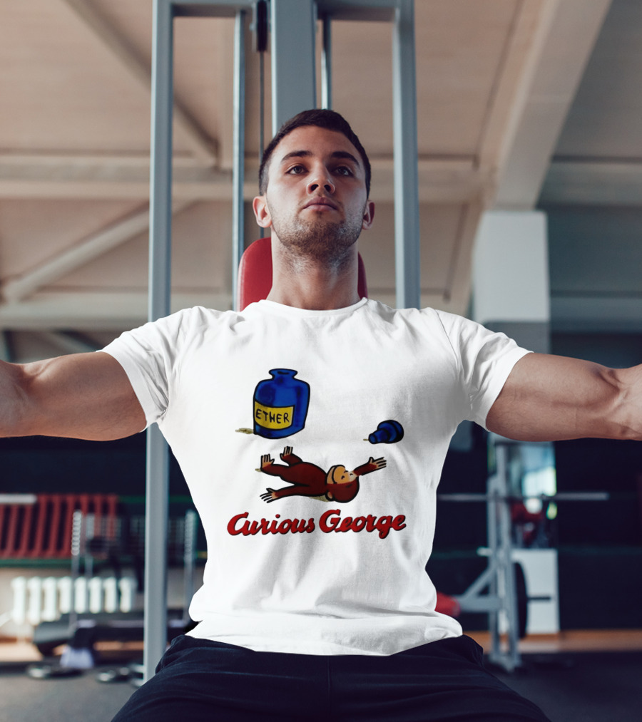 Curious George Ether Bottle Unconscious T-Shirt