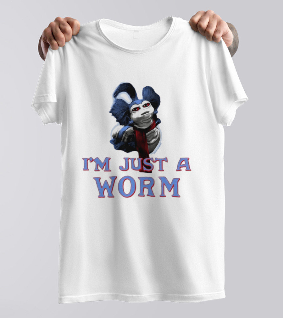 Labyrinth Movie Worm Character I'm Just A Worm T-Shirt