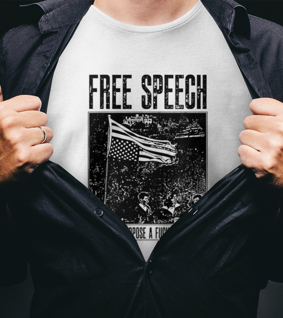 Free Speech Unless You Oppose A Fucking Genocide T-Shirt