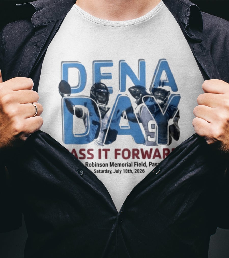 Panthers Dena Day 2026 Pass It Forward Jackie Robinson Memorial Field July 18th Pasadena T-Shirt