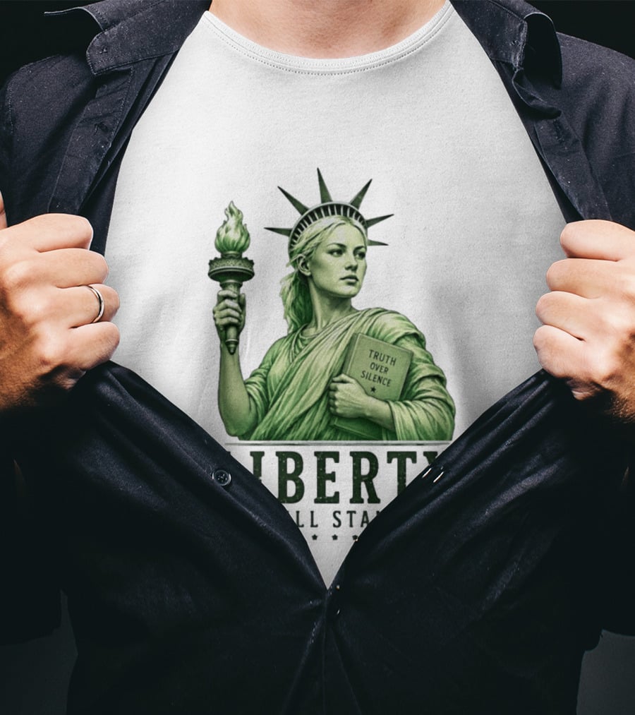 Sophie Cunningham Liberty Truth Over Silence Statue Still Stands T-Shirt