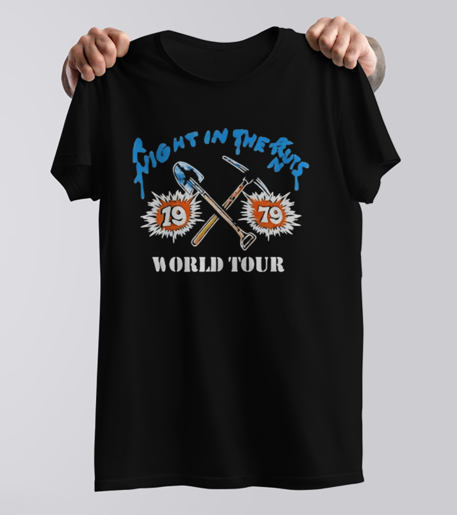Aerosmith Night In The Ruts 1979 World Tour Shovels And Picks T-Shirt