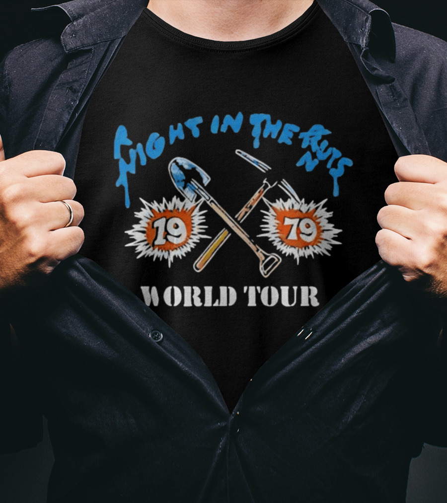 Aerosmith Night In The Ruts 1979 World Tour Shovels And Picks T-Shirt