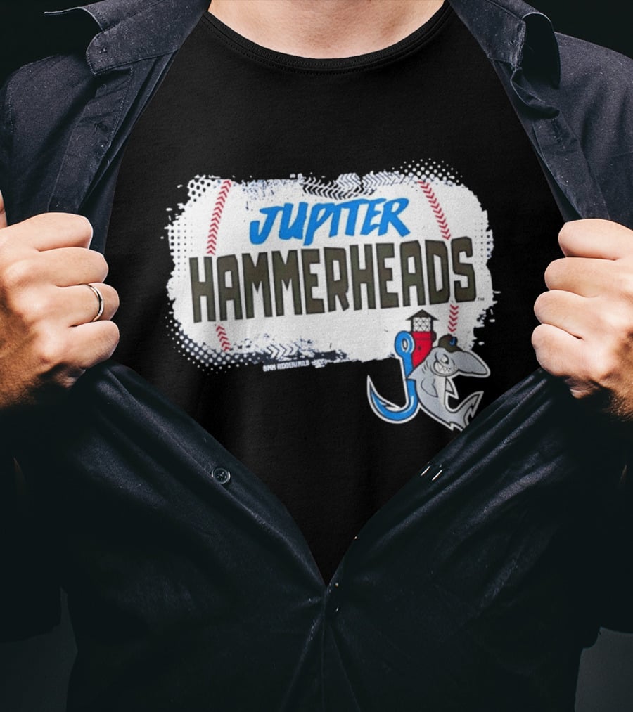 BIMM RIDDER MLB Jupiter Hammerheads Baseball Team MLB Sports T-Shirt