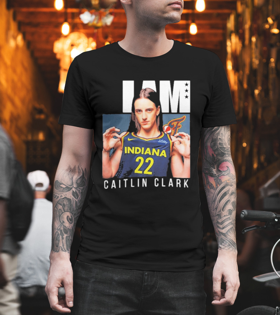 Caitlin Clark Indiana Fever Basketball SLAM Magazine I AM T-Shirt