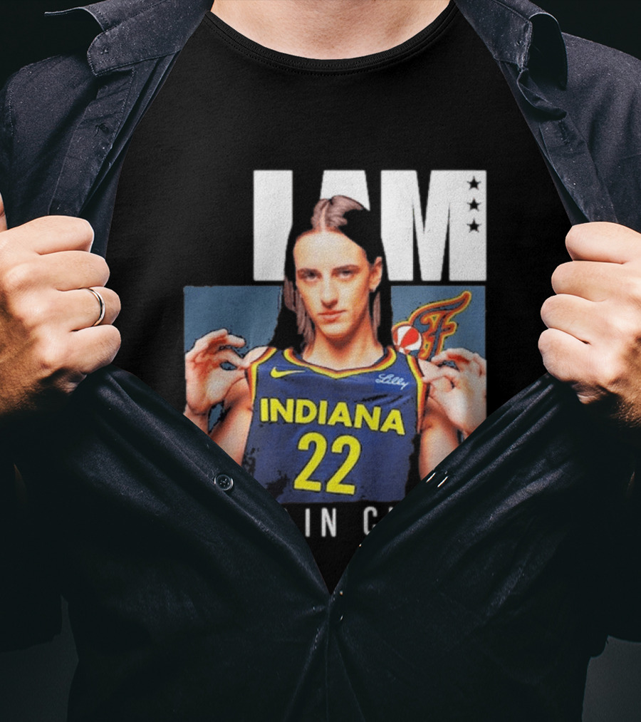 Caitlin Clark Indiana Fever Basketball SLAM Magazine I AM T-Shirt