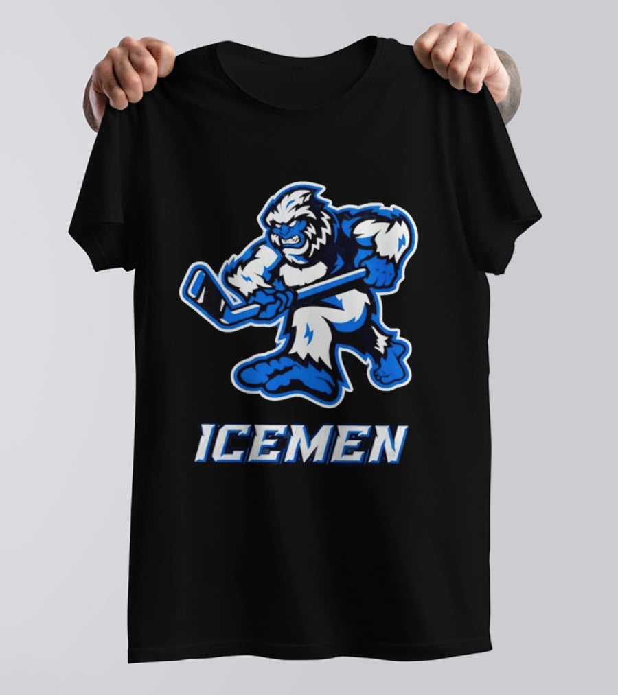 Icemen Yeti Hockey Player T-Shirt