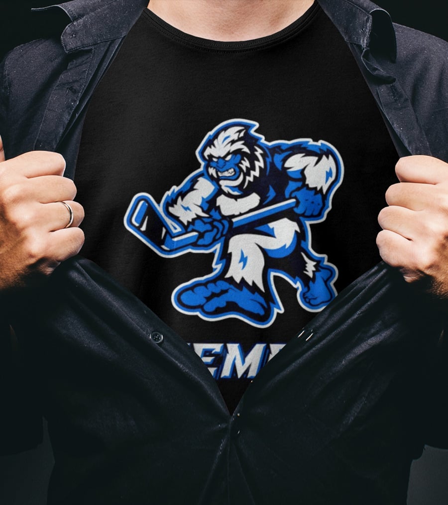 Icemen Yeti Hockey Player T-Shirt