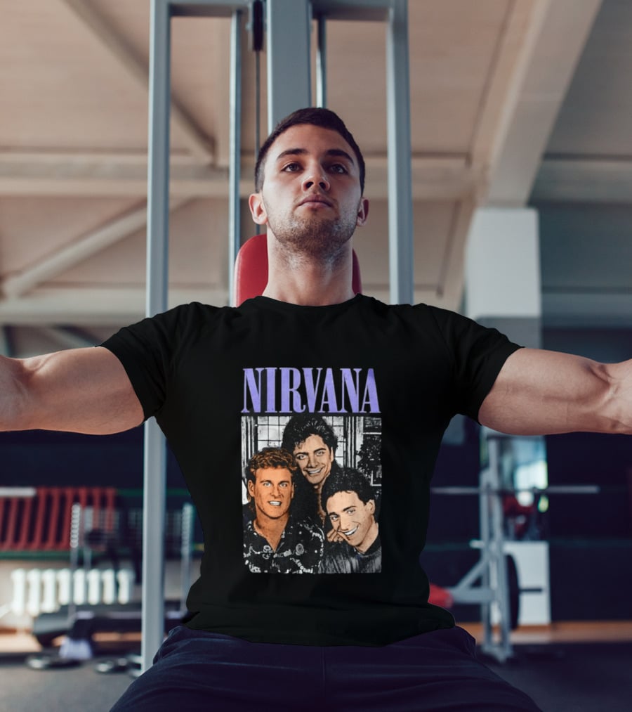 Full House Dave Coulier John Stamos Bob Saget Nirvana Band Members Music T-Shirt
