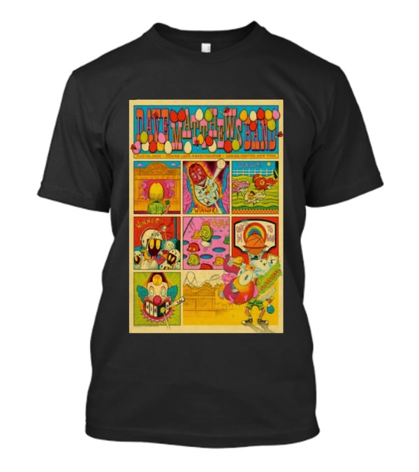 Dave Matthews Band Darien Lake Amphitheater July 22 2026 Comic T-Shirt