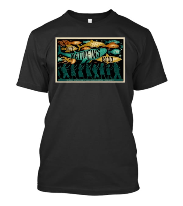 Dave Matthews Band Northwell Jones Beach Theater Wantagh NY July 21 2026 T-Shirt