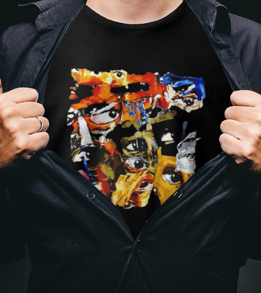 J Cole 4 Your Eyez Only Album Cover Collage Eyes Music T-Shirt