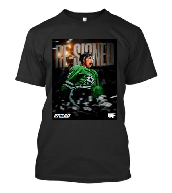 Razed Sportsbook HF Dallas Stars Re Signed Jason Robertson T-Shirt