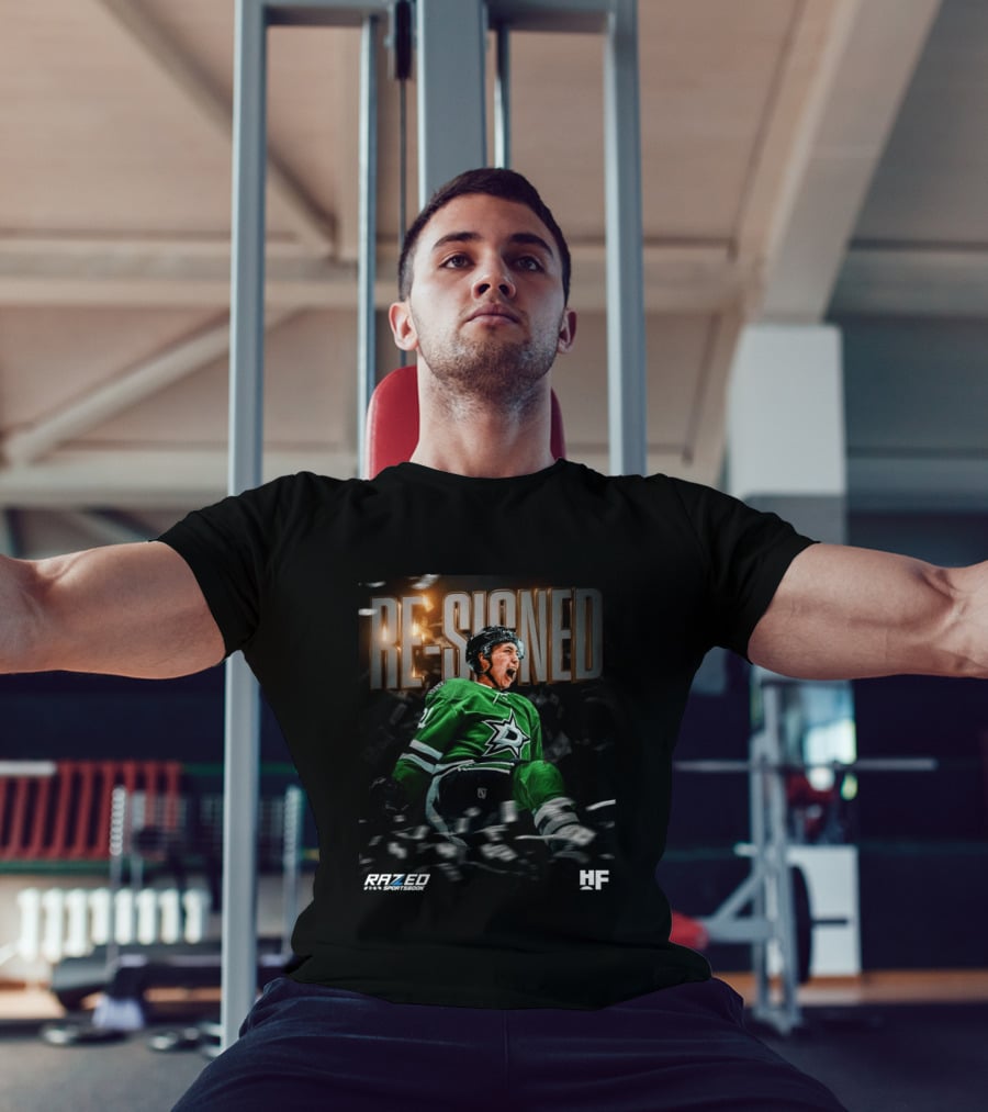 Razed Sportsbook HF Dallas Stars Re Signed Jason Robertson T-Shirt