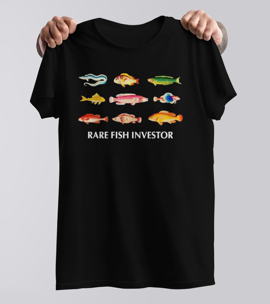 Rare Fish Investor Colorful Aquatic Collection T-Shirt