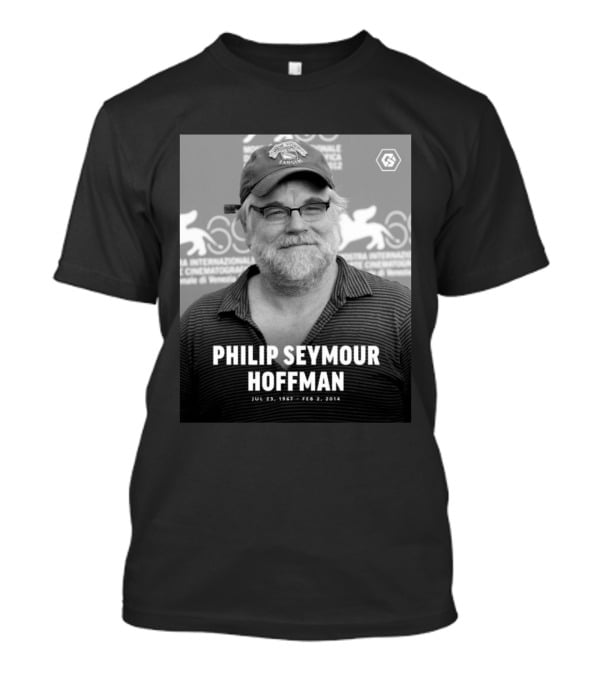 Philip Seymour Hoffman Venice Film Festival Memorial Jul 23 1967 Feb 2 2014 T-Shirt