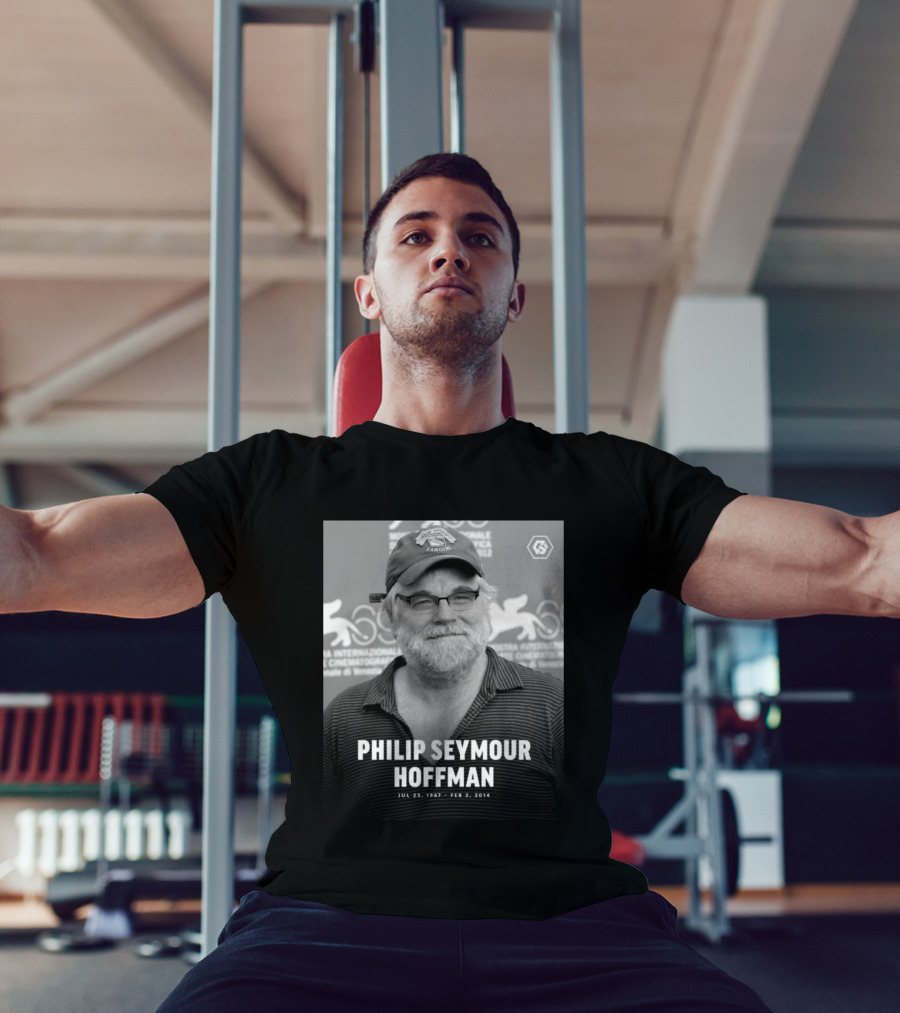 Philip Seymour Hoffman Venice Film Festival Memorial Jul 23 1967 Feb 2 2014 T-Shirt