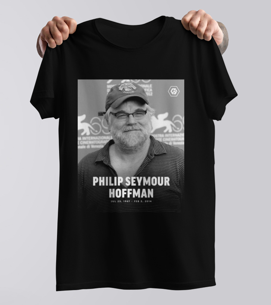 Philip Seymour Hoffman Venice Film Festival Memorial Jul 23 1967 Feb 2 2014 T-Shirt