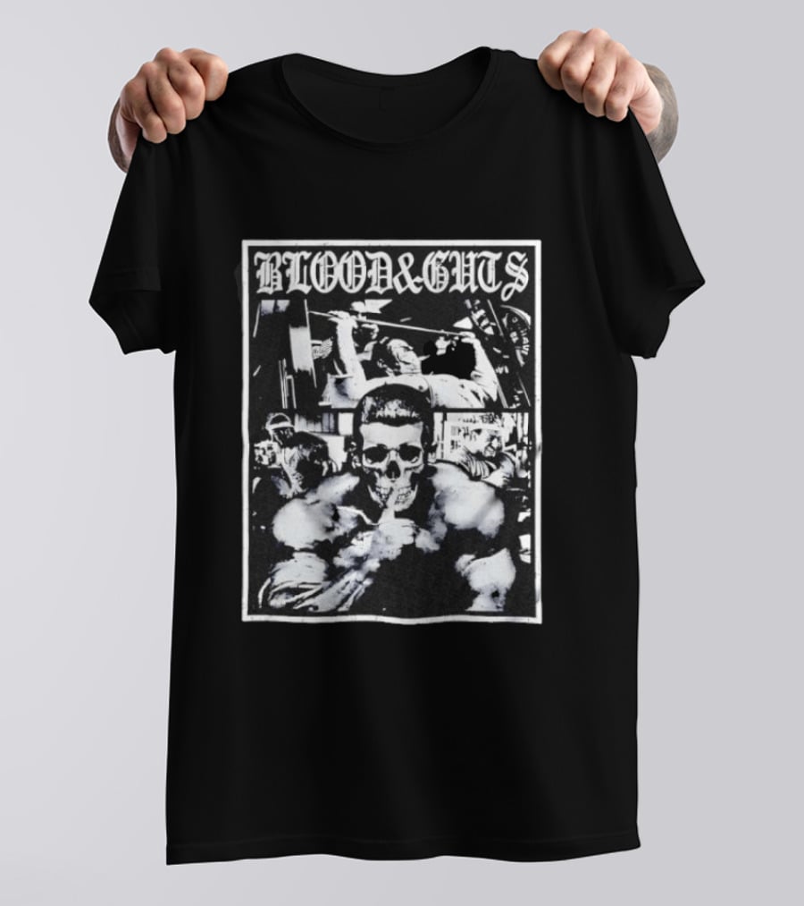 Blood And Guts Bodybuilding Training Dorian Yates Gym Workout Fitness T-Shirt