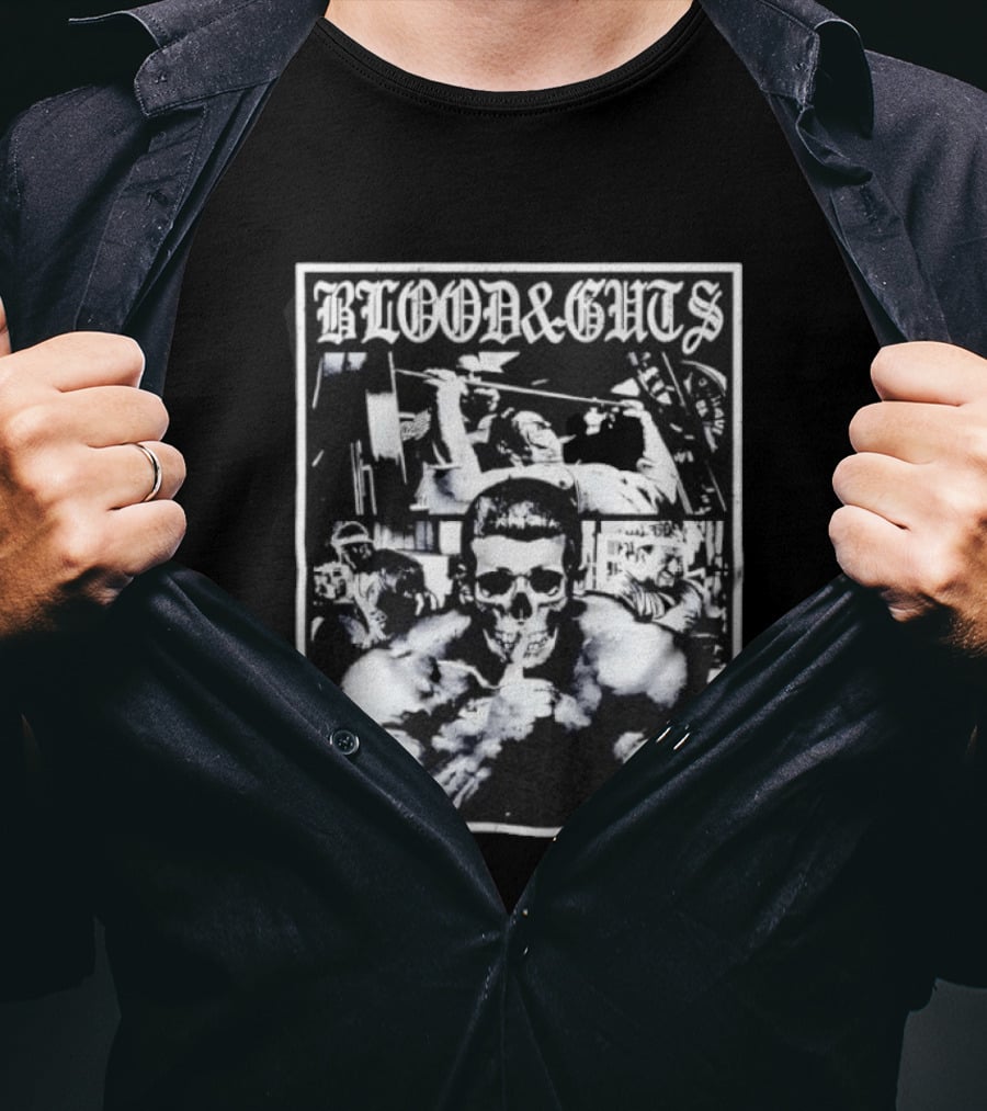 Blood And Guts Bodybuilding Training Dorian Yates Gym Workout Fitness T-Shirt