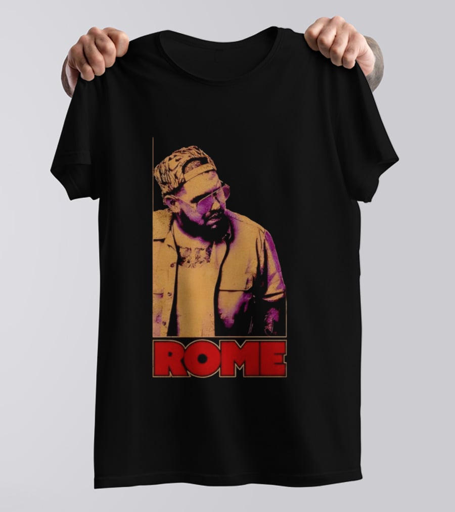 ROME Cap Glasses Style Vintage Vibe T-Shirt
