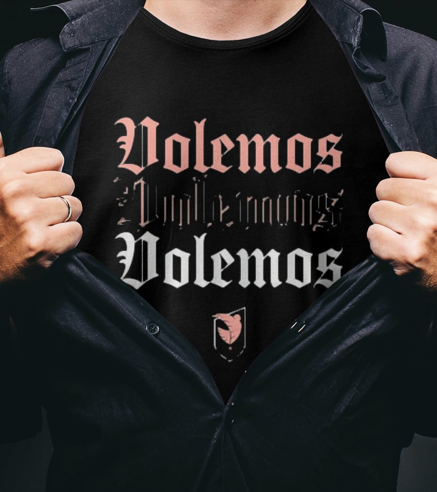 Volemos Angel City Emblem And Shield Crest T-Shirt