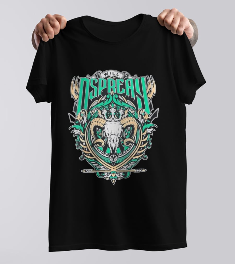 Will Ospreay Ram Skull Crest Vortex T-Shirt