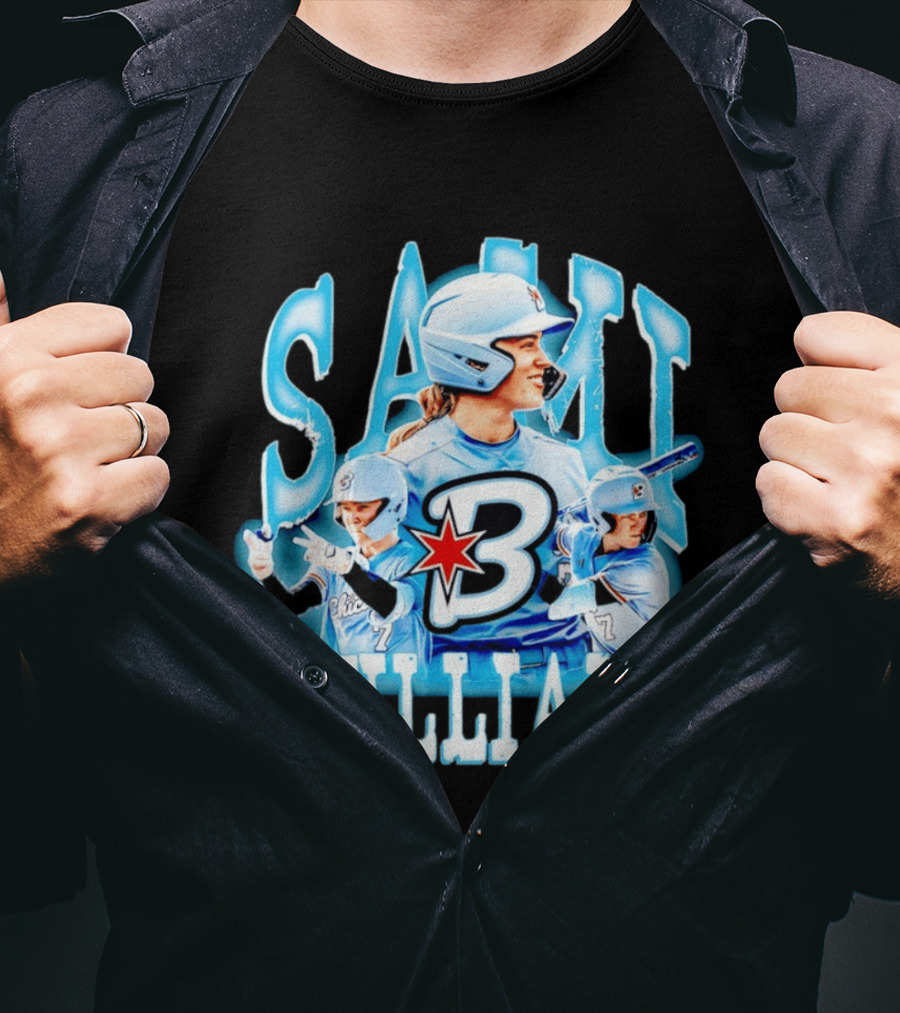 Sami Williams Chicago Bandits Softball Player Star Jersey Number 7 T-Shirt