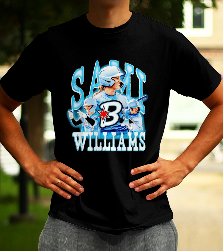 Sami Williams Chicago Bandits Softball Player Star Jersey Number 7 T-Shirt