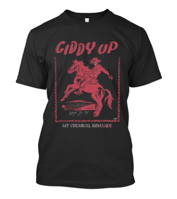 Giddy Up My Chemical Romance 2025 Cowboy T-Shirt
