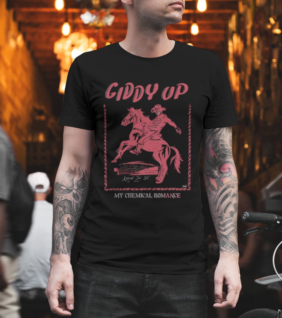 Giddy Up My Chemical Romance 2025 Cowboy T-Shirt