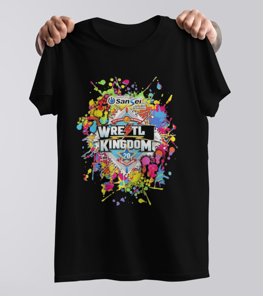 New Japan Pro Wrestling Wrestle Kingdom 20 Tokyo Dome Sansei Presents T-Shirt