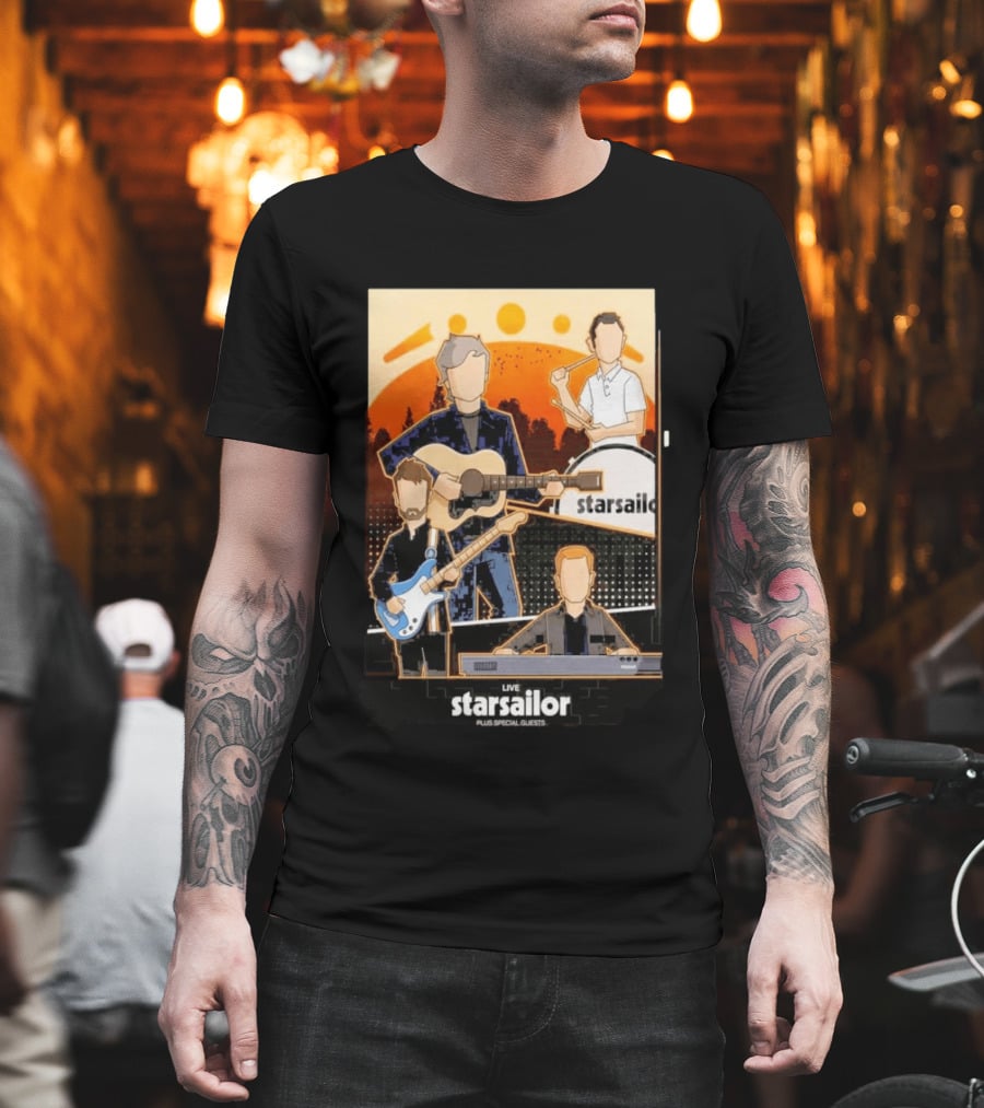 Starsailor Live Plus Special Guests July 25 2026 Old Market Place Warrington Concert Event T-Shirt