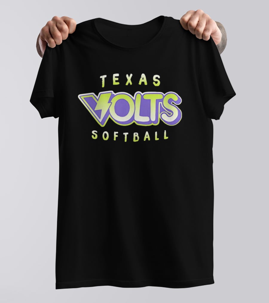 Texas Volts Softball Youth Sports Team T-Shirt