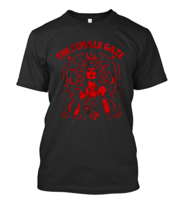 The Female Gaze Medusa Holding Sword Empowerment T-Shirt