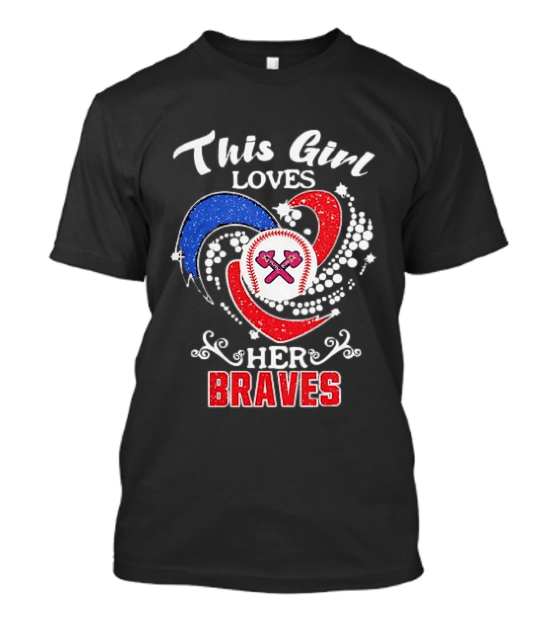 This Girl Loves Her Atlanta Braves Baseball T-Shirt