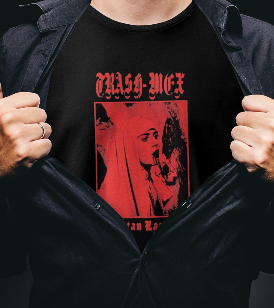 Trash Mex Me Gustan Las Malas Nun Iconic Red Nun T-Shirt