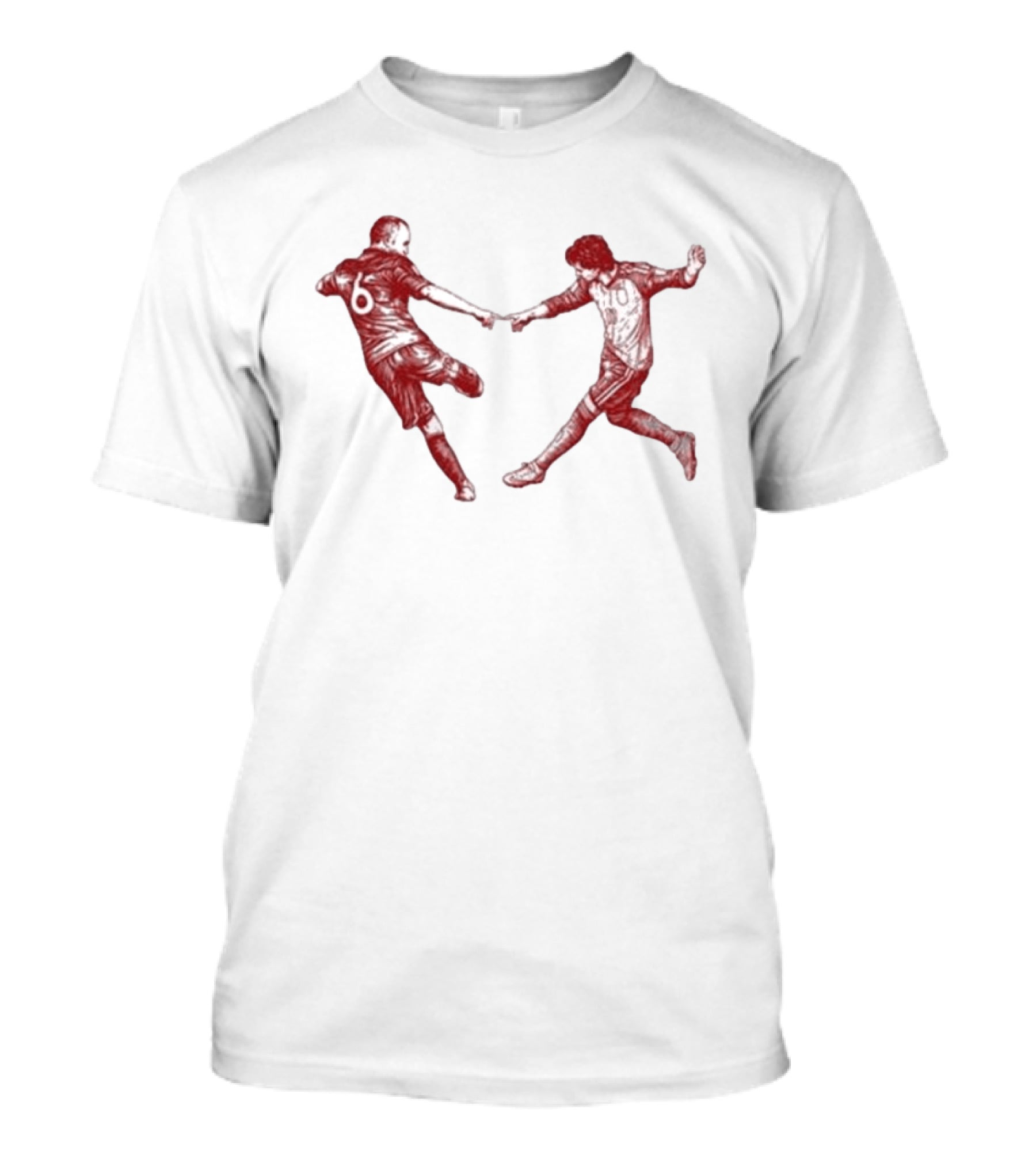 Andrés Iniesta Ferran Torres 2010 2026 Campeones Del Mundo Football Legends T-Shirt