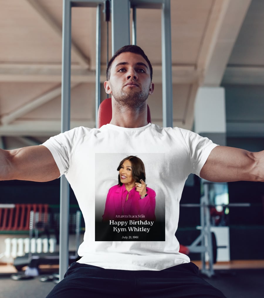 Atlanta Black Star Happy Birthday Kym Whitley July 21 1961 T-Shirt