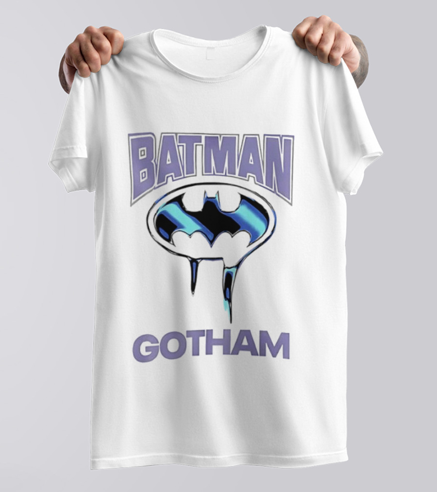 Batman Gotham DC Comics Melting Bat T-Shirt