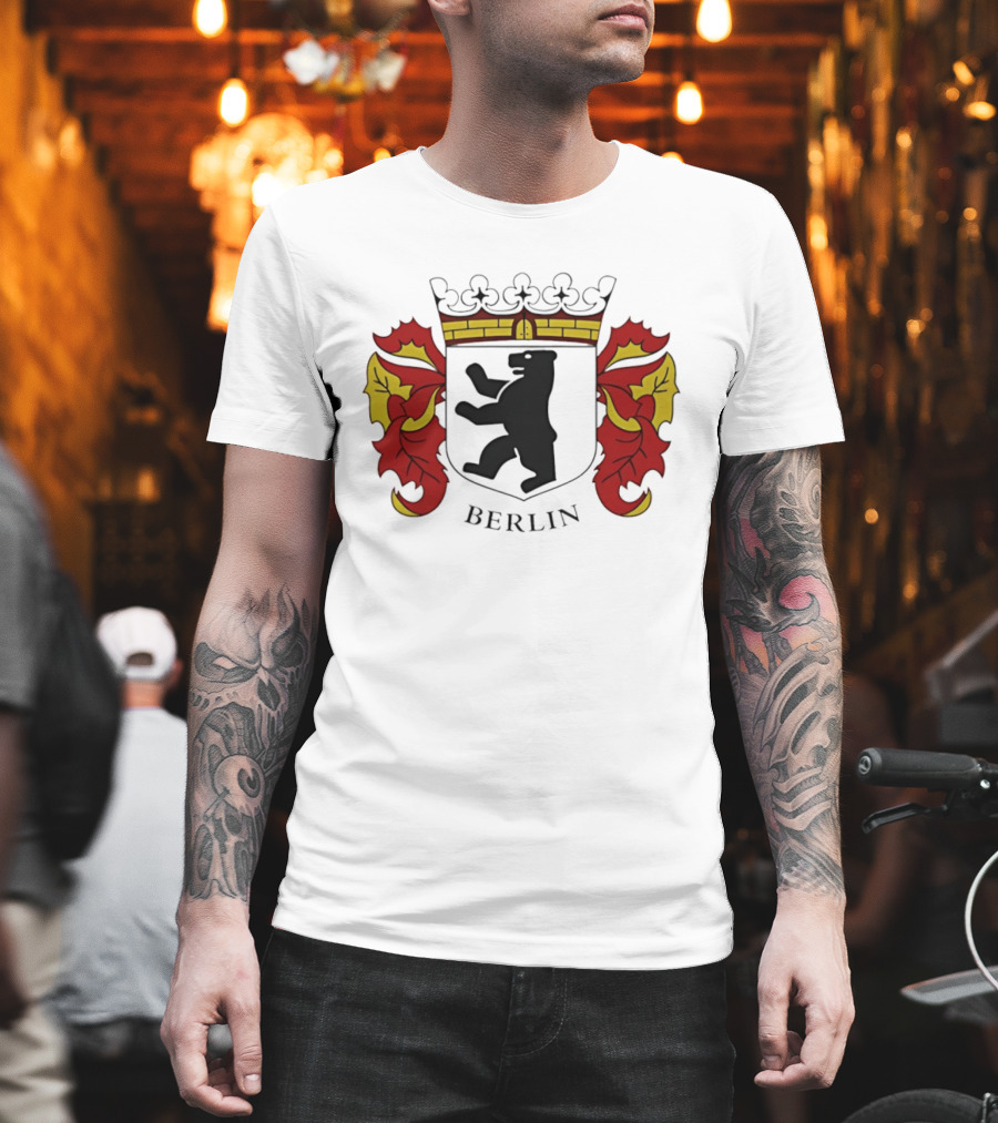 Berlin Coat Of Arms Bear Crest German City T-Shirt