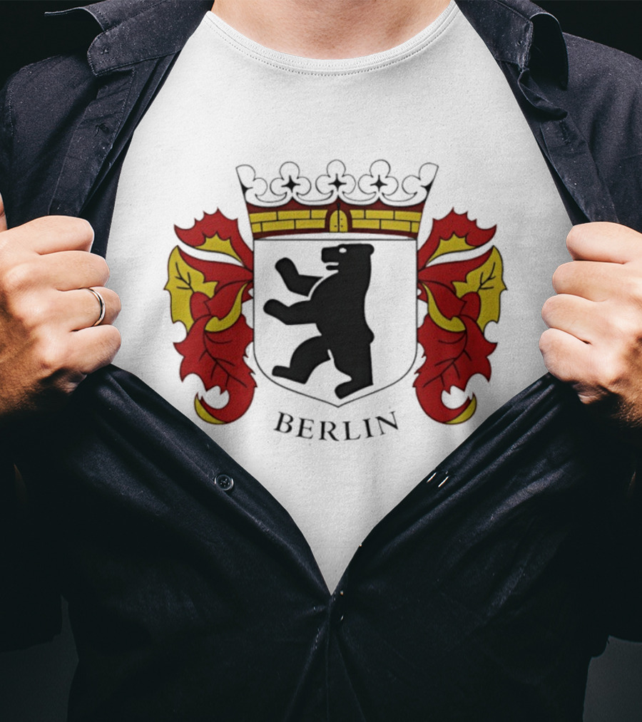 Berlin Coat Of Arms Bear Crest German City T-Shirt