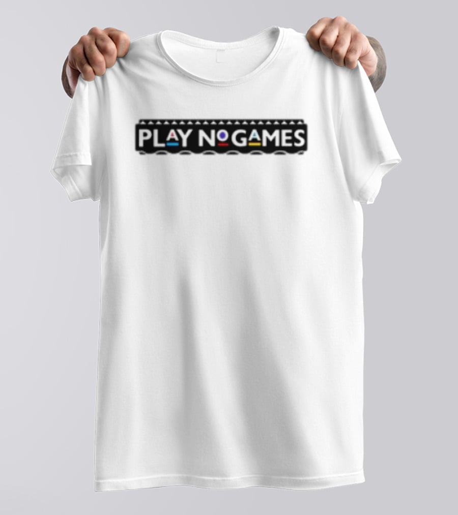 Big Sean Store Play No Games Iconic Text Block With Unique Letter T-Shirt