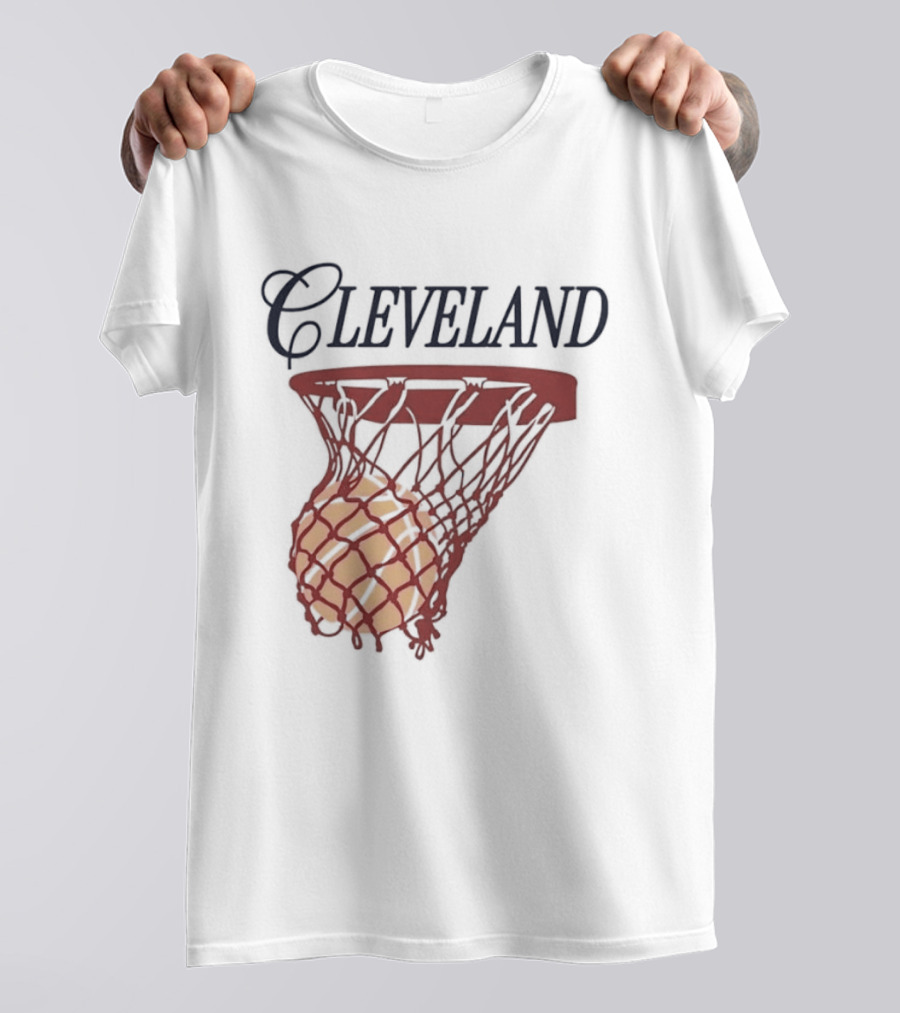 Cleveland Basketball Club Hoop Swish Property Ohio T-Shirt