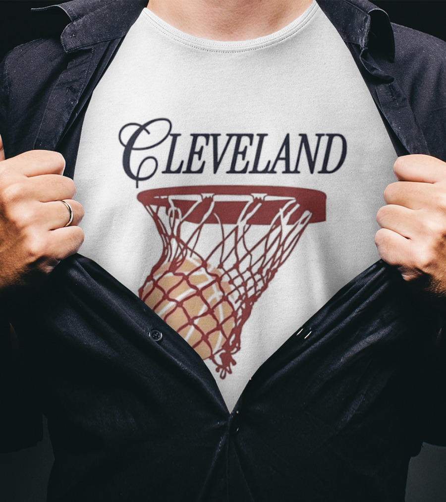 Cleveland Basketball Club Hoop Swish Property Ohio T-Shirt