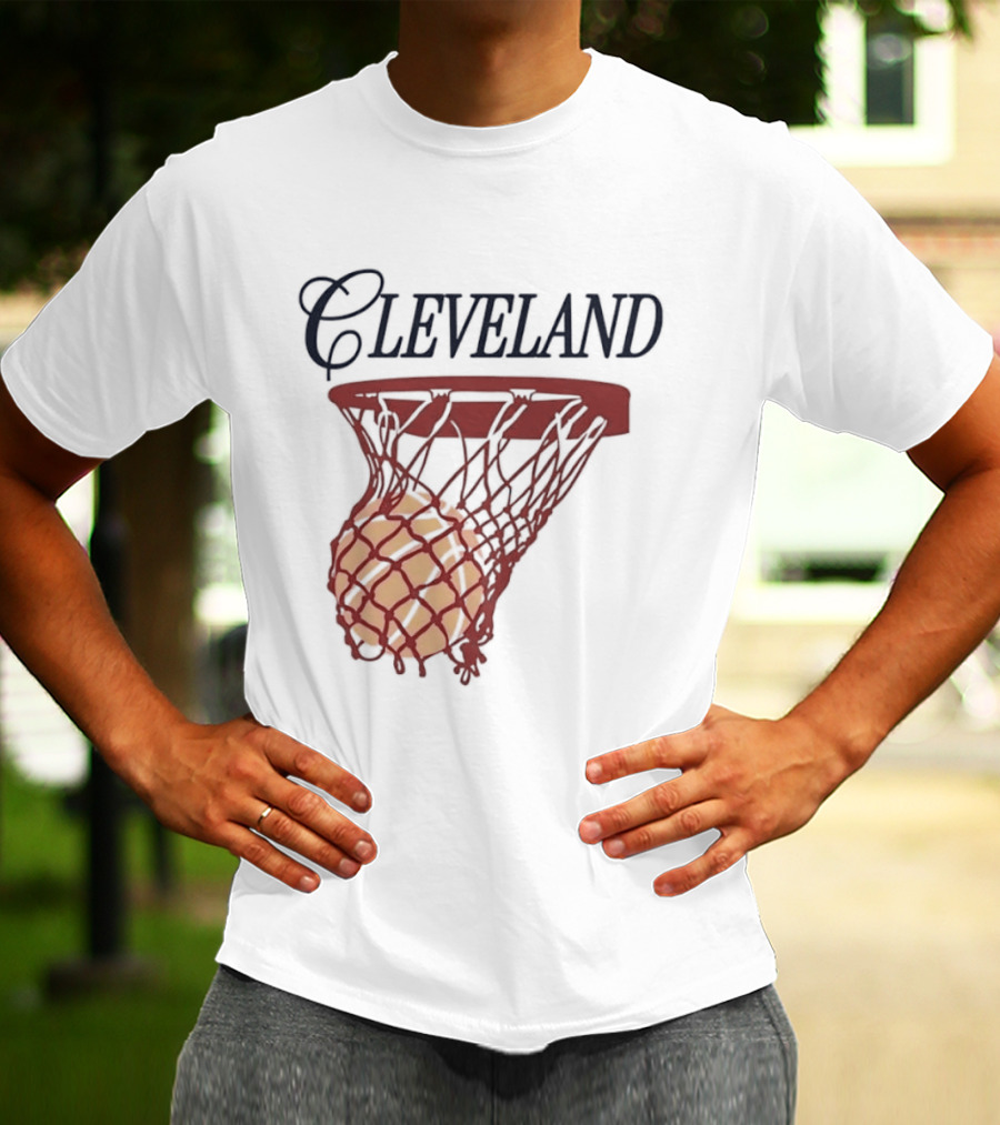 Cleveland Basketball Club Hoop Swish Property Ohio T-Shirt