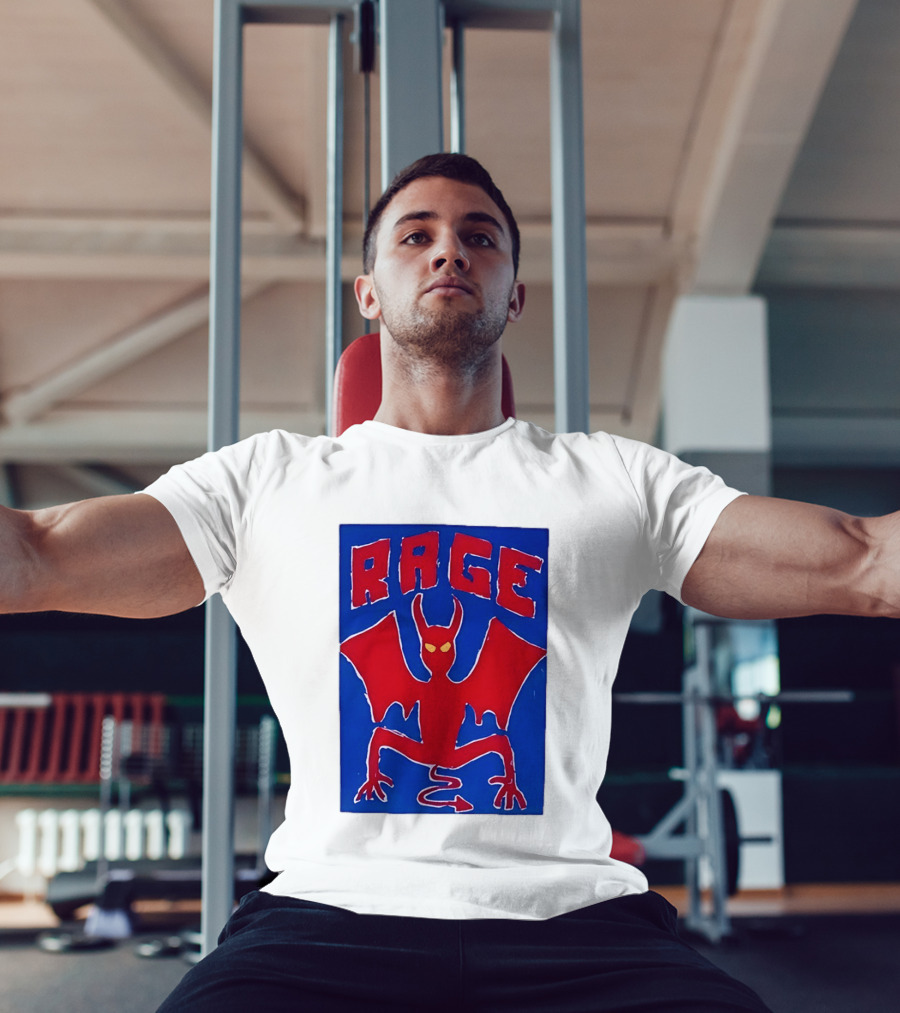 Rage Red Devil Bat Wings Demon T-Shirt