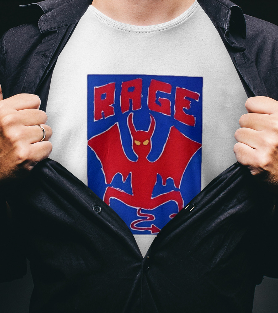 Rage Red Devil Bat Wings Demon T-Shirt