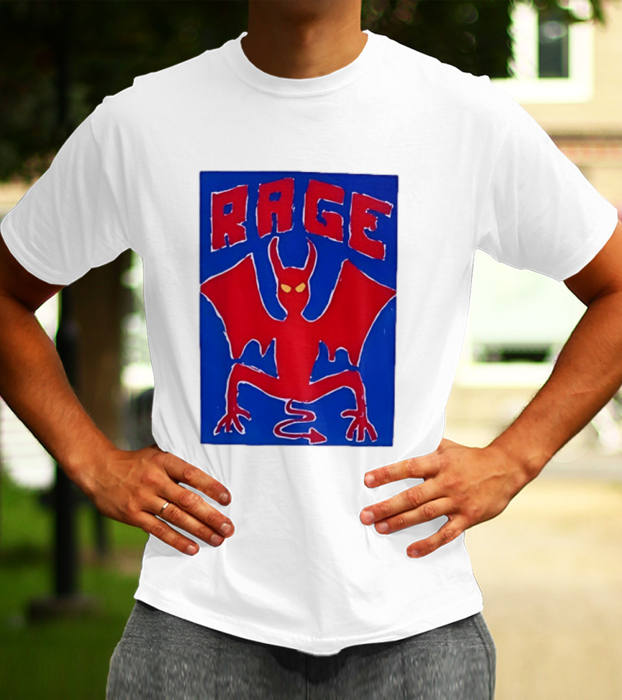 Rage Red Devil Bat Wings Demon T-Shirt